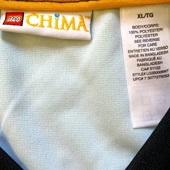 RARE Authentic Lego Chima Lennox hockey jersey XL unisex perfect for Lego fans - Picture 6 of 6